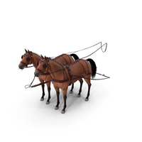 Pair of Breast Collar Harness PNG & PSD Images