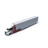 Peterbilt Supertruck With Trailer PNG & PSD Images