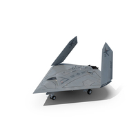 X-47B Stealth UAV Folded Wings PNG & PSD Images