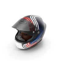 Afro American Woman In Racing Helmet PNG & PSD Images