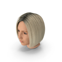 Blond White Woman Head PNG & PSD Images