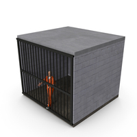 Prisoner In Jail Cell PNG & PSD Images