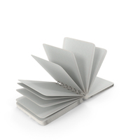 Spiral Notebook Lying On The Ground With Some Lined Pages Flipping PNG & PSD Images
