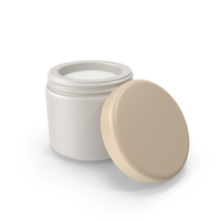 Cartoon Open Lotion Jar PNG & PSD Images
