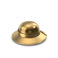 Gold Explorer Hat PNG & PSD Images