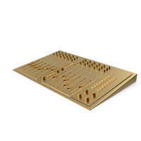 Gold Equalizer PNG & PSD Images