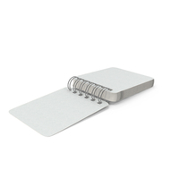 Spiral Notebook Lying On The Ground With Squared Pages Flipping In Mid Air PNG & PSD Images