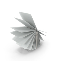 Straight Spiral Notebook With Squared Pages Flipping In Mid Air PNG & PSD Images