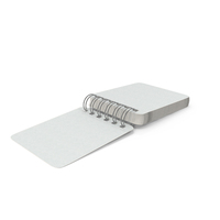 Spiral Notebook On The Ground With All Squared Pages Flipping Except One PNG & PSD Images