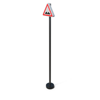 Board Of Road Cautionary Signs Hump Or Rough Road PNG & PSD Images
