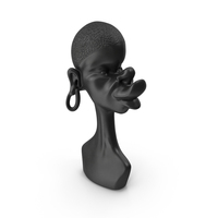 Statuette African Woman PNG & PSD Images