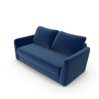 Blue Small Sofa PNG & PSD Images