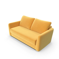 Yellow Small Sofa PNG & PSD Images