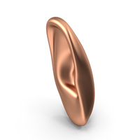 Human Right Ear Copper PNG & PSD Images