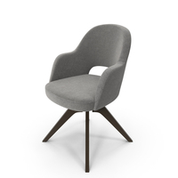 Grey Swivel Chair PNG & PSD Images