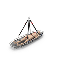 Air Rescue Stretcher with Manikin PNG & PSD Images