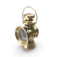 Aged Lantern Brass PNG & PSD Images