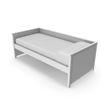 Albany White Bed PNG & PSD Images