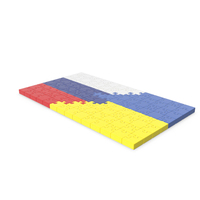 Russia Flag And Ukraine Flag Puzzle PNG & PSD Images