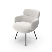 White Swivel Dining Chair PNG & PSD Images