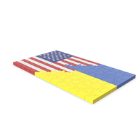 USA Flag And Ukraine Flag Puzzle PNG & PSD Images