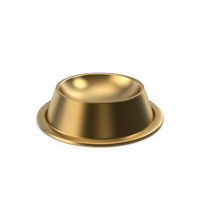 Gold Pet Bowl PNG & PSD Images