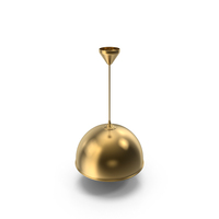 Gold Pendant Ceiling Lamp PNG & PSD Images