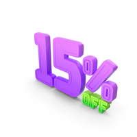 15 Percent Discount Offer Sale Icon PNG & PSD Images