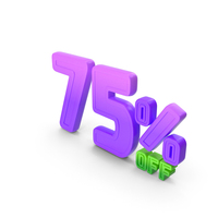 75 Percent Discount Offer Sale Icon PNG & PSD Images