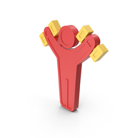 Fitness Muscle Growth Training Icon PNG & PSD Images