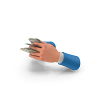 Bill Count US 50 Dollar Money Notes Hand Hold PNG & PSD Images
