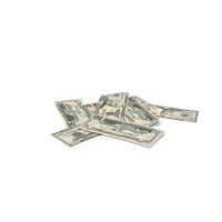 Pile US 50 Dollar Money Currency PNG & PSD Images