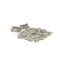 Pile US 50 Dollar Money Lots PNG & PSD Images