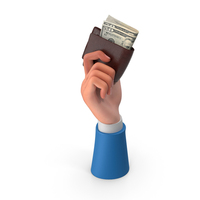 Hand Hold Money Wallet Bill US 50 Dollar PNG & PSD Images