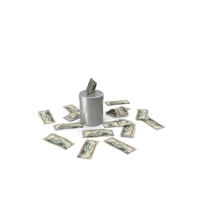 Save US 50 Dollar Money Notes Box Ground PNG & PSD Images