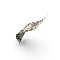 Single Note Role US 50 Dollar Money PNG & PSD Images
