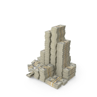 Tall Heavy Cash US 50 Dollar Money PNG & PSD Images