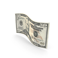 US 50 Dollar Money Flag Note PNG & PSD Images