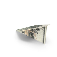 US 50 Dollar Money Note Paper Plane PNG & PSD Images