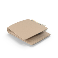 Wallet Cream Close Bill US 50 Dollar Money PNG & PSD Images