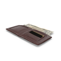 Wallet Open Currency Bill US 50 Dollar Money PNG & PSD Images