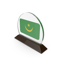 Mauritania Flag Trophy PNG & PSD Images