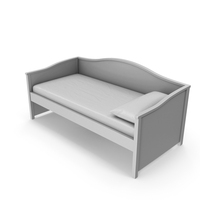 Albany White Bed PNG & PSD Images