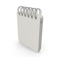 Straight Spiral Notebook With Graph Pages PNG & PSD Images