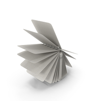 Straight Spiral Notebook With Graph Pages Flipping In Mid Air PNG & PSD Images