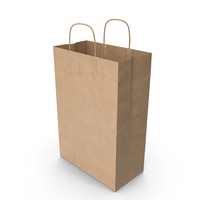 Brown Paper Shopping Bag PNG & PSD Images