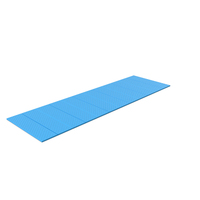 Folding Camping Mat Blue PNG & PSD Images