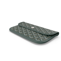 Goyard St Louis Wallet Emerald Green PNG & PSD Images