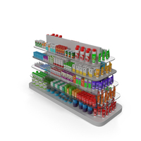 Island Display With Pharmacy Products PNG & PSD Images