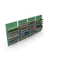 Pharmacy Stand With Products PNG & PSD Images